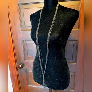 3/$24 Very Long Metal Necklace